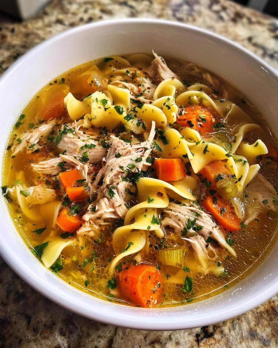 Grandma's Homestyle Chicken Noodle Soup from Scratch - detail 2