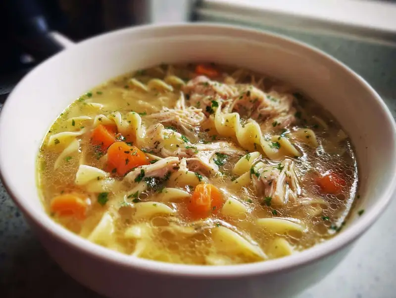 Grandma’s Homestyle Chicken Noodle Soup Recipe 5-Star Comfort Food