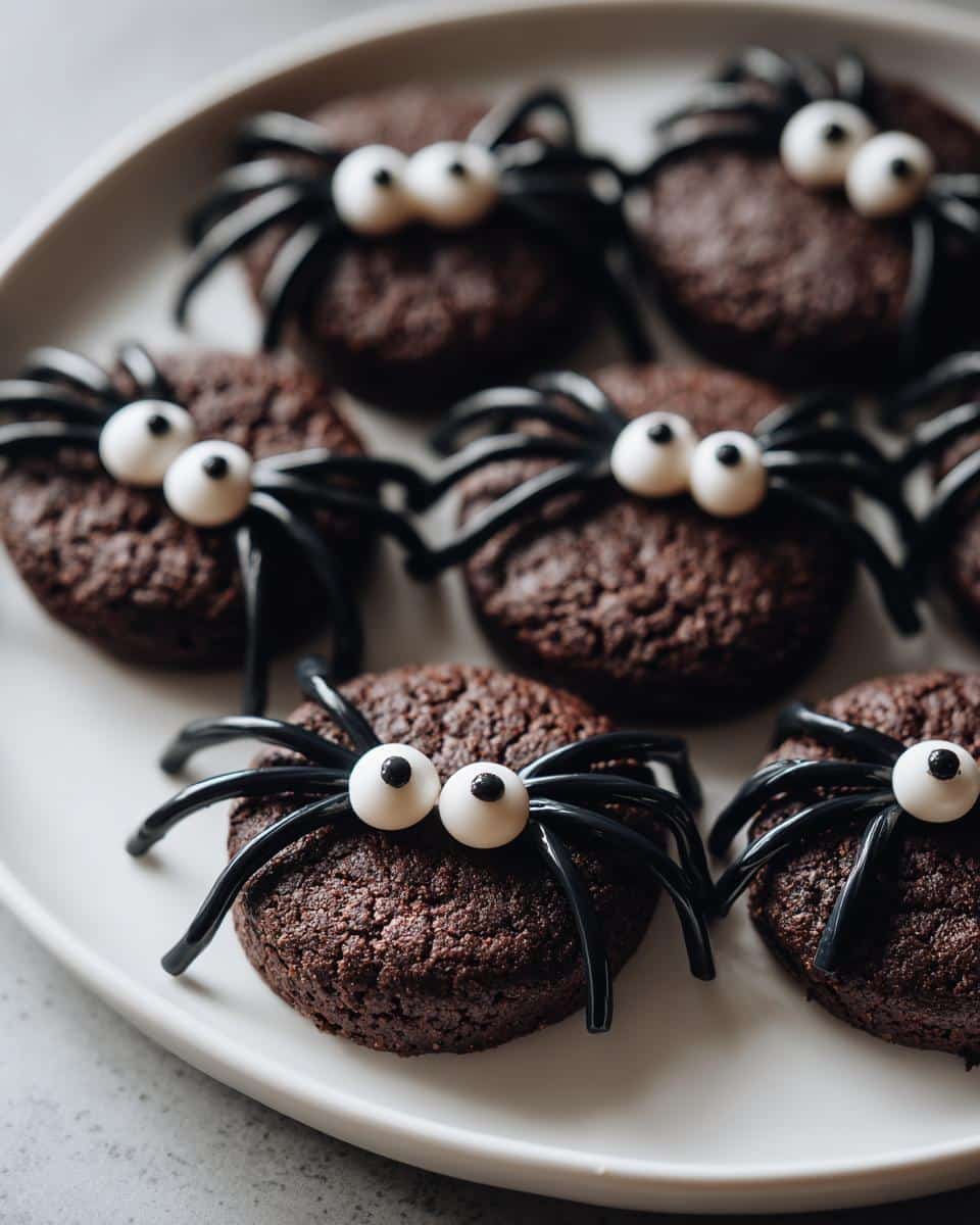 Halloween Spider Cookies. - detail 1