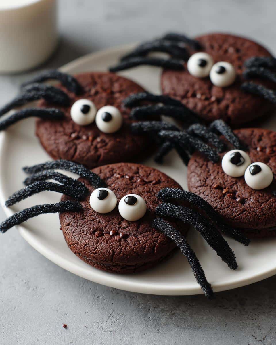 Halloween Spider Cookies. - detail 2