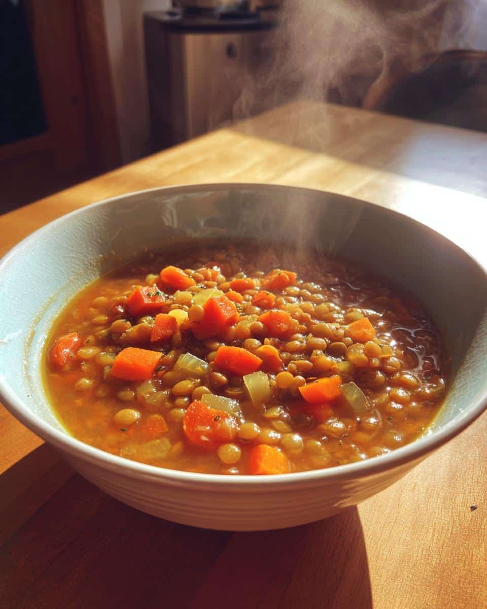 Hearty Lentil and Vegetable Soup with Smoked Paprika - detail 1