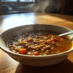 Hearty Lentil and Vegetable Soup with Smoked Paprika
