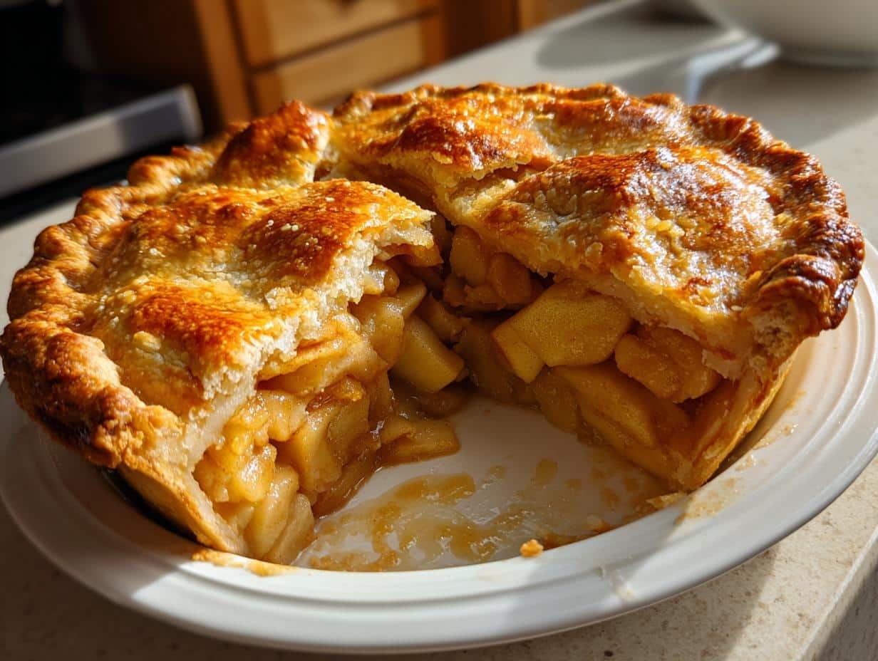 Golden Homemade Apple Pie with 7 Secrets to Flaky Butter Crust Bliss