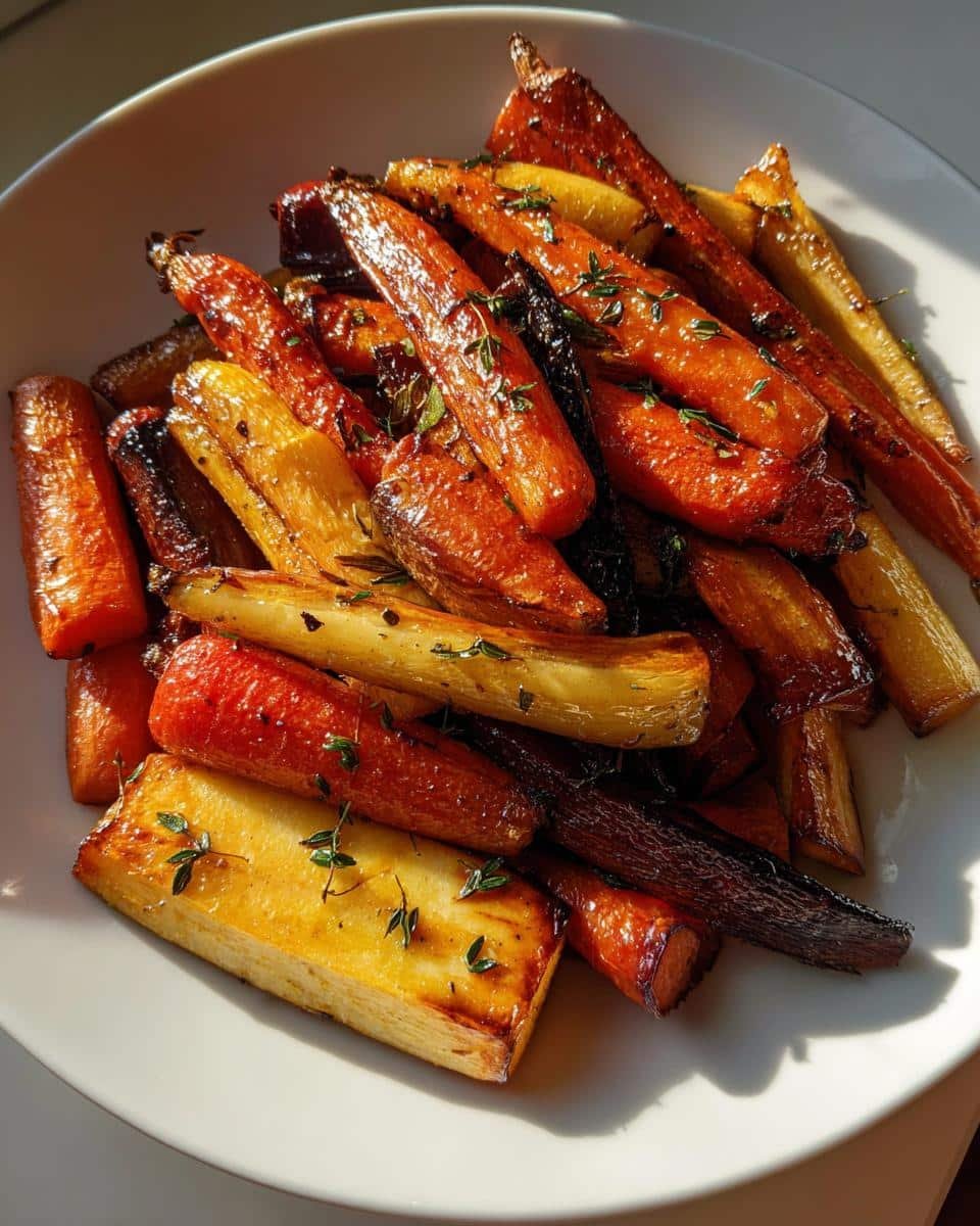 Honey Roasted Root Vegetables with Thyme - detail 2