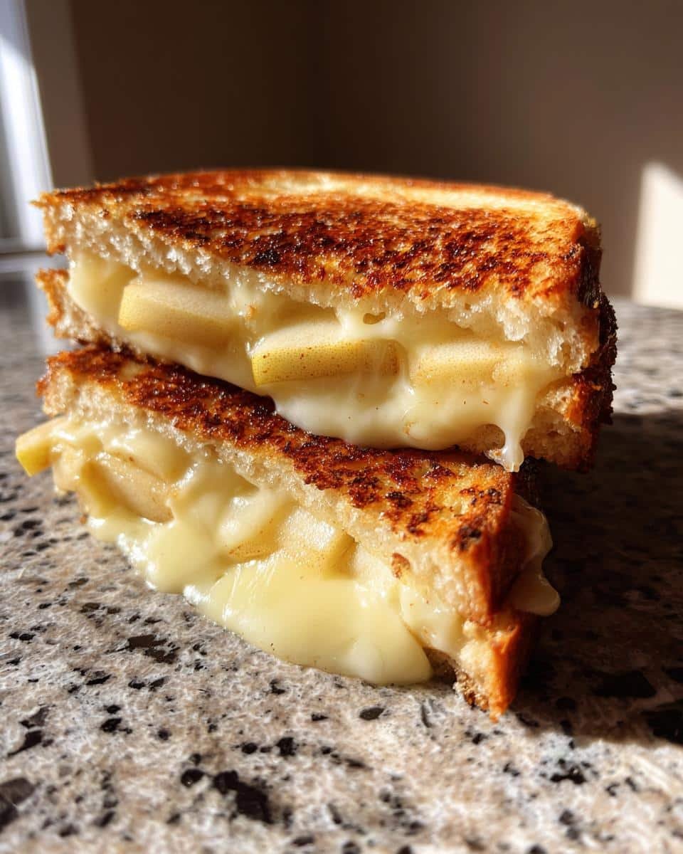Honeycrisp Apple and Cheddar Grilled Cheese - detail 1