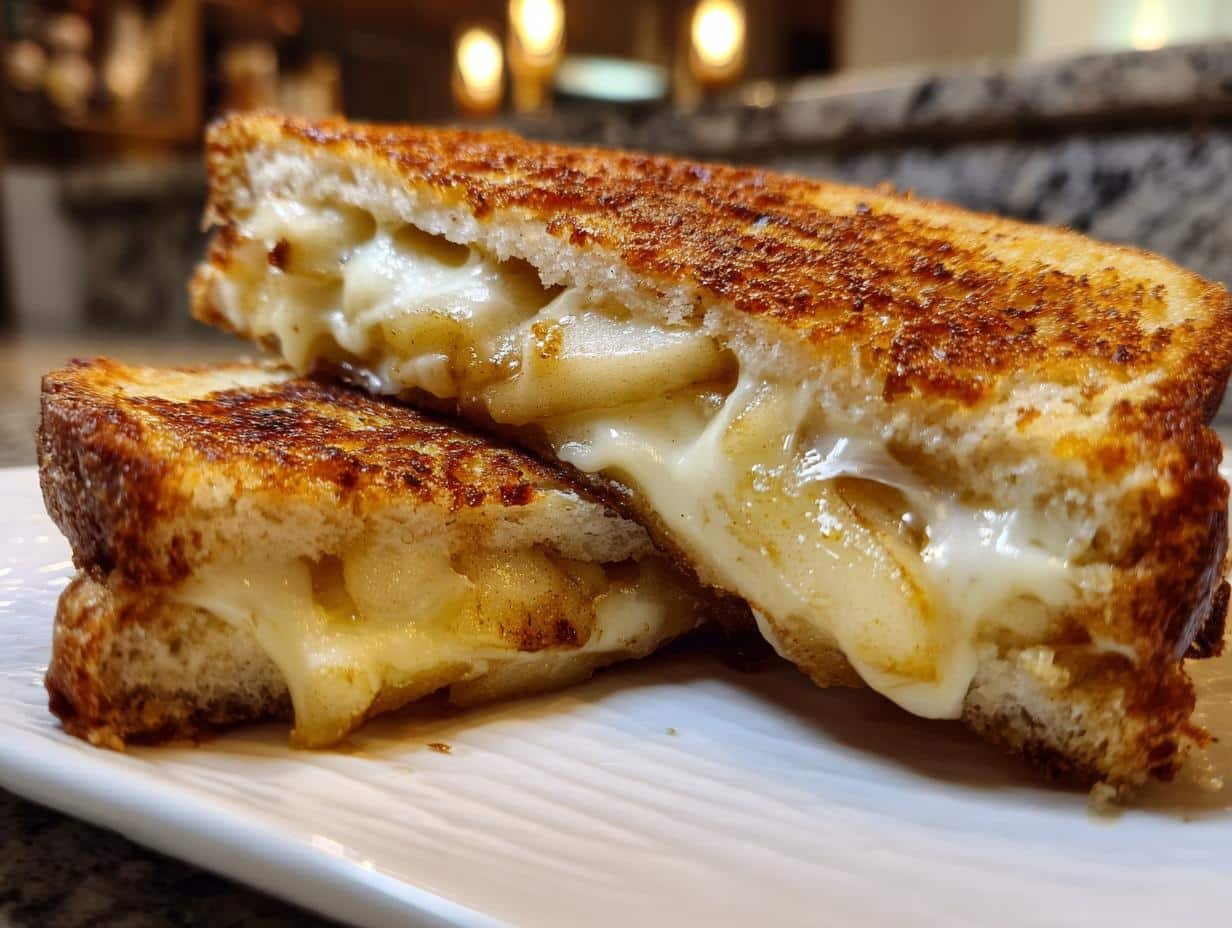 Honeycrisp Apple and Cheddar Grilled Cheese - detail 3