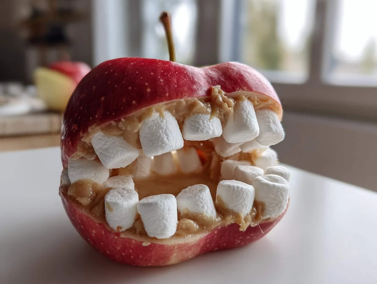 10-Minute Monster Mouth Apple Slices Kids Crave
