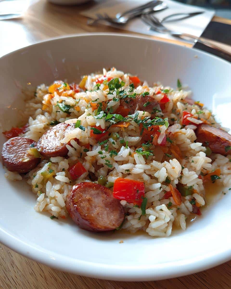 One-Pot Sausage and Rice - detail 2