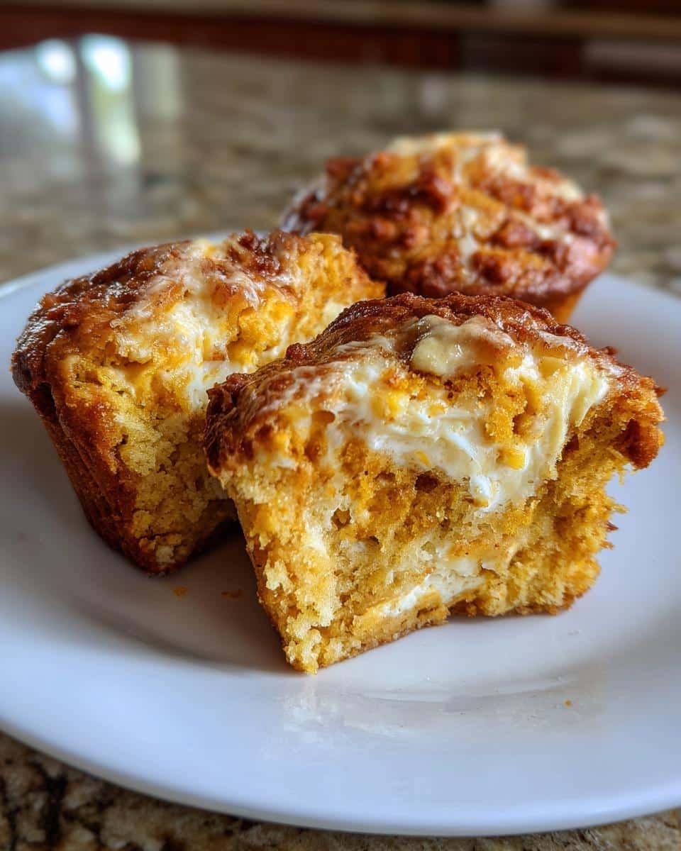 Pumpkin Cream Cheese Swirl Muffins - detail 1
