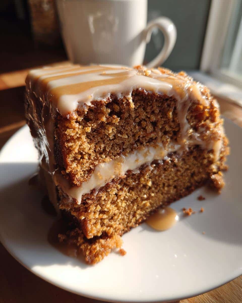 Pumpkin Spice Coffee Cake with Cinnamon Honey Butter - detail 2