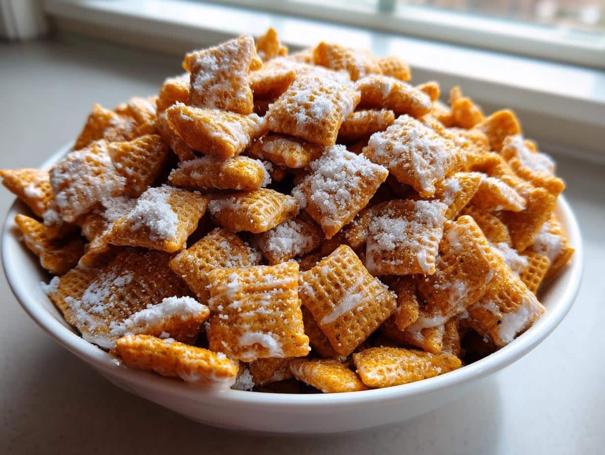 Pumpkin Spice Puppy Chow