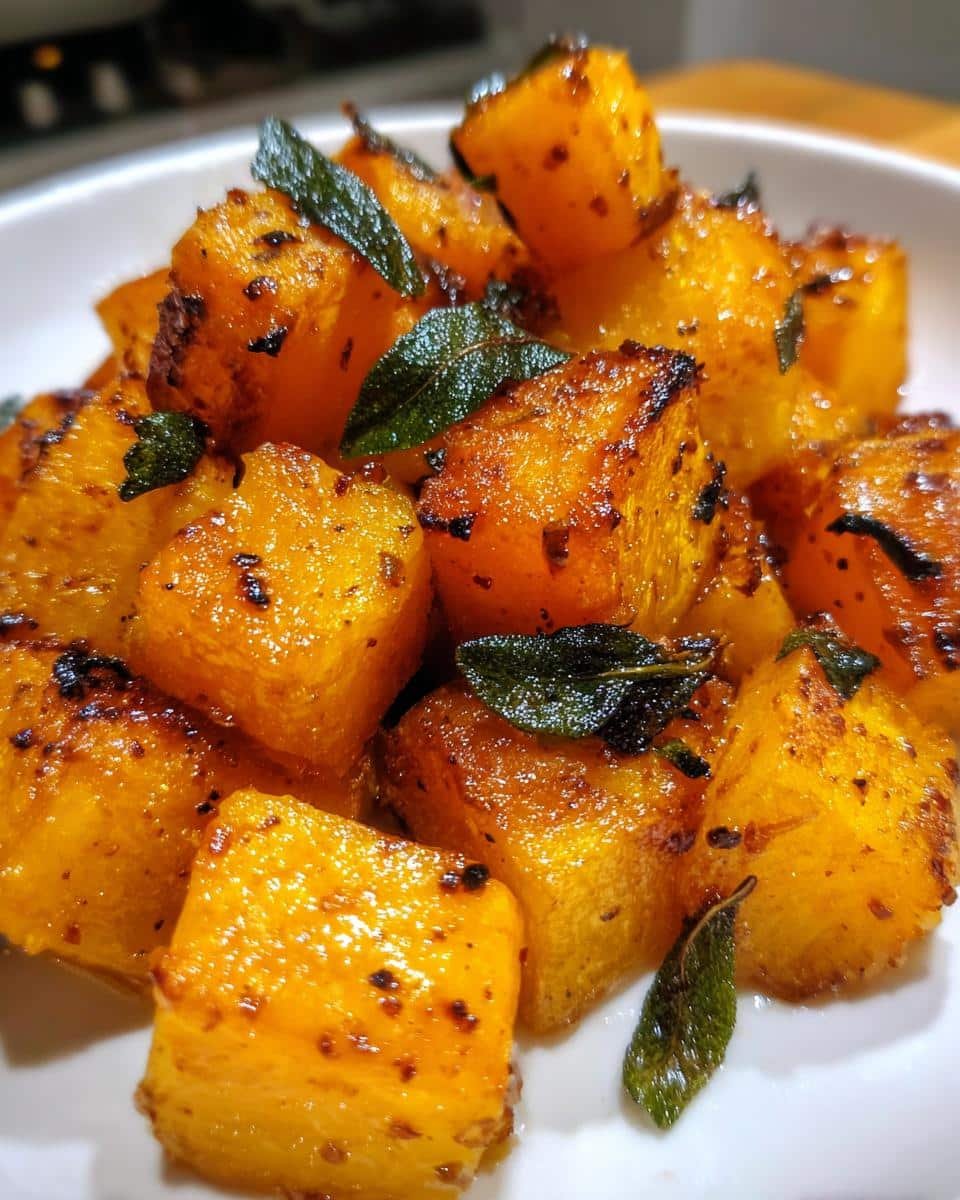 Roasted Butternut Squash with Brown Butter and Sage - detail 1