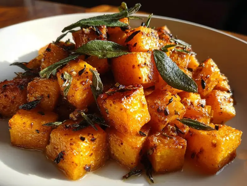 Creamy Roasted Butternut Squash with Brown Butter Sage in 30 Minutes