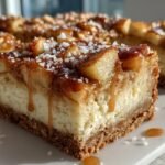 Salted Caramel Apple Cheesecake Bars