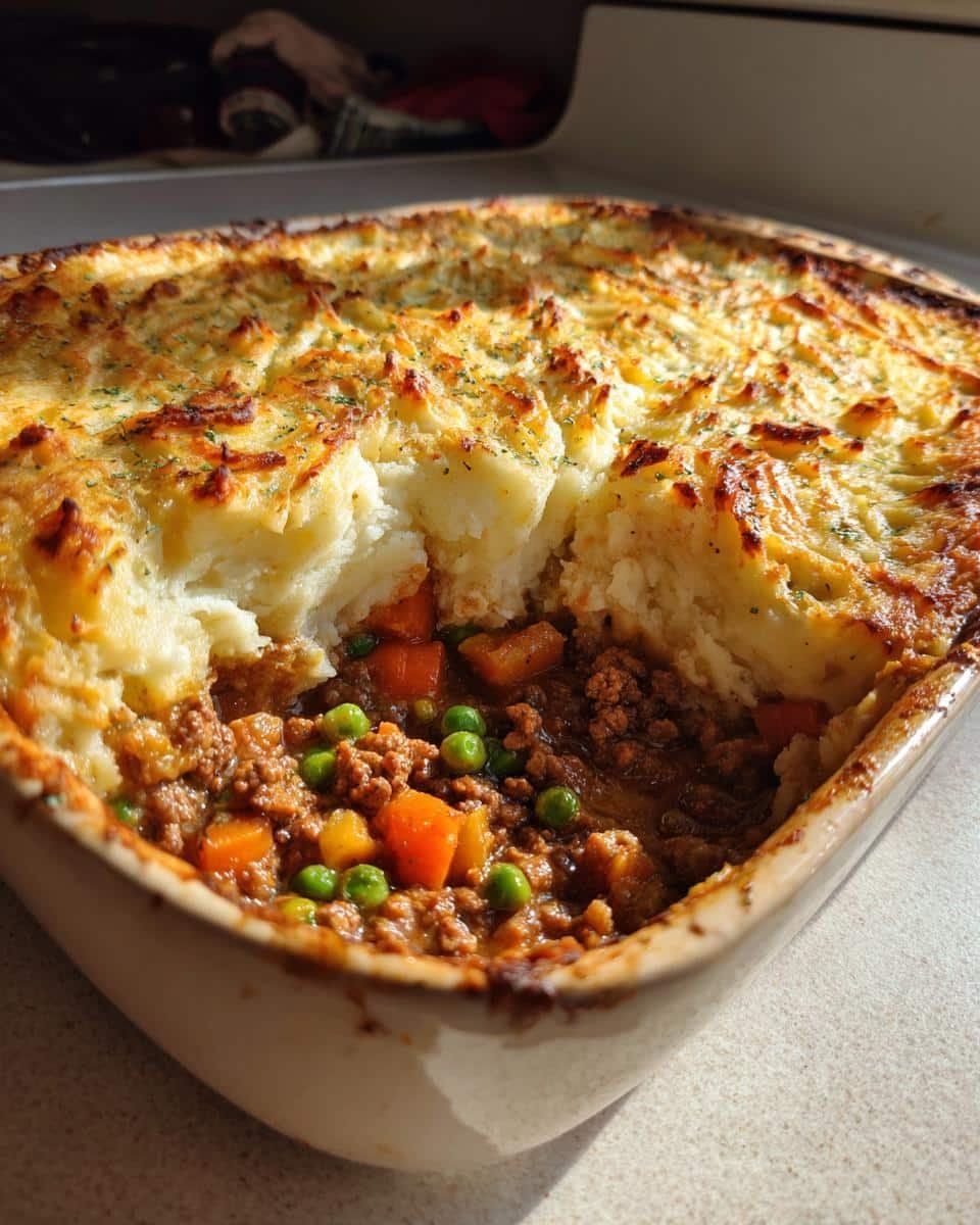 Shepherd's Pie with Garlic Mashed Potato Topping - detail 1
