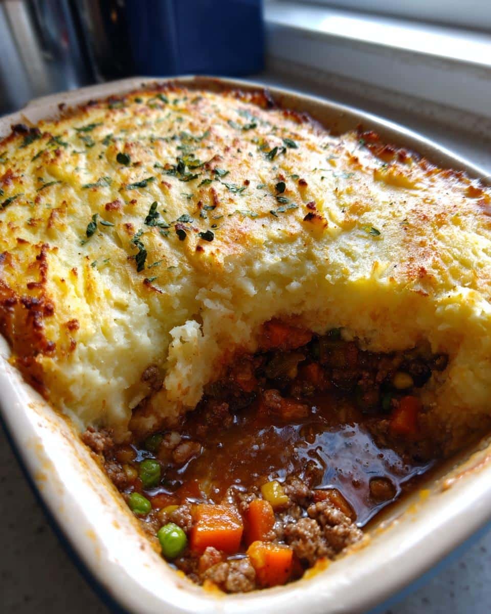 Creamy 5-Ingredient Garlic Mashed Potato Shepherd’s Pie Magic