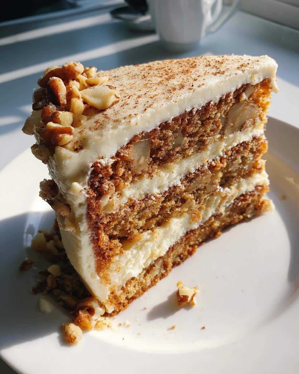 Spiced Apple Cake with Cream Cheese Frosting - detail 1