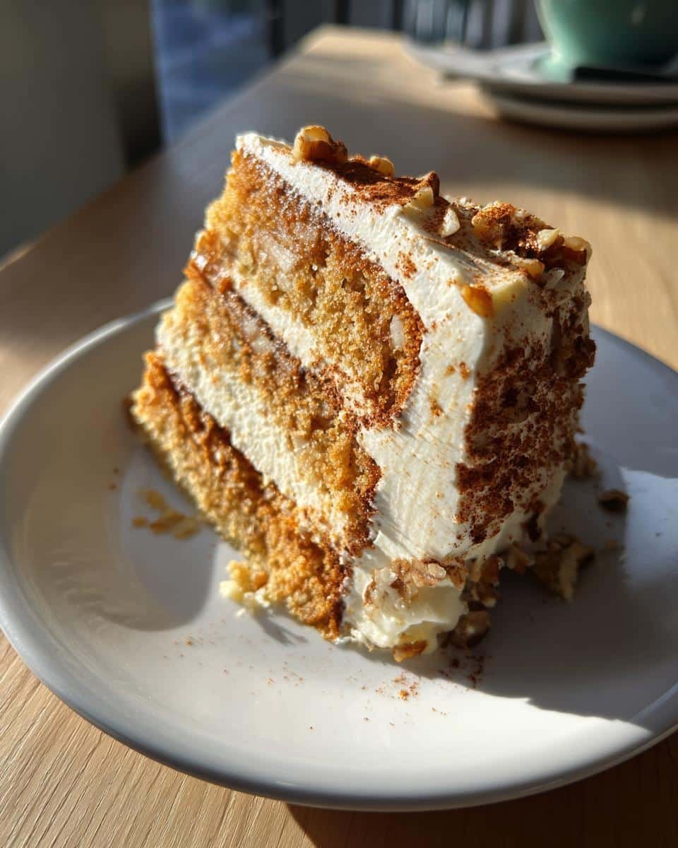 Spiced Apple Cake with Cream Cheese Frosting - detail 2