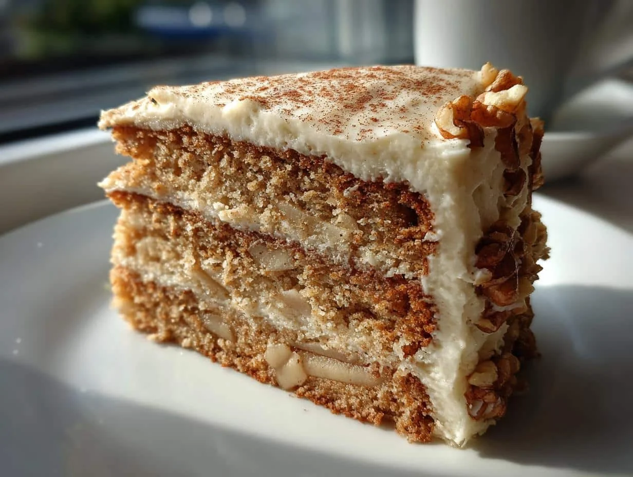 Irresistible Spiced Apple Cake with Cream Cheese Frosting Recipe
