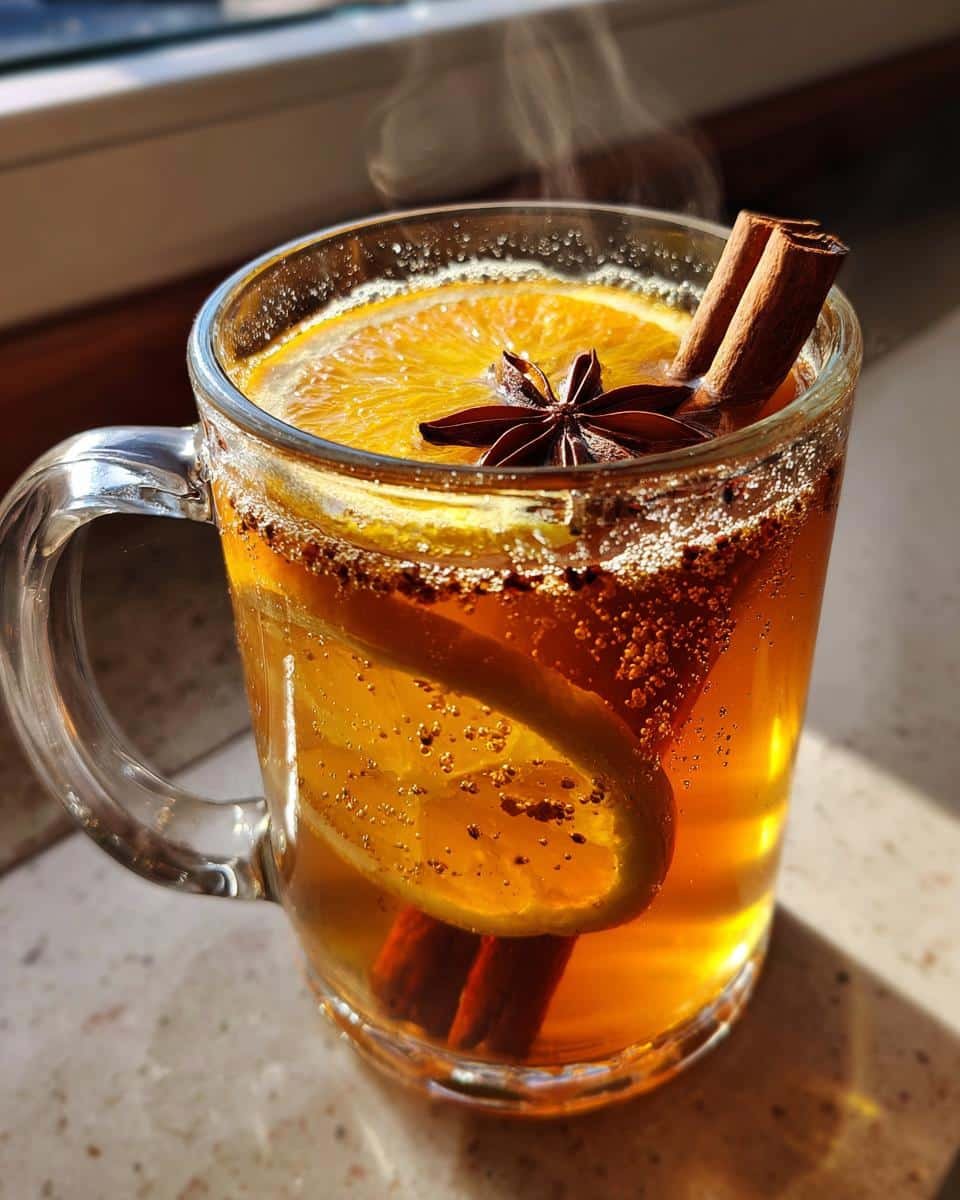 Spiked Apple Cider with Rum and Warm Spices - detail 1
