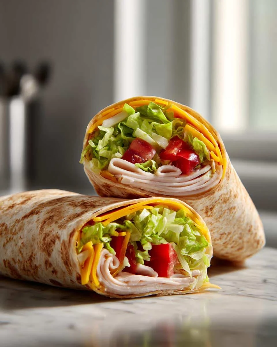 Turkey Cheese Wraps.