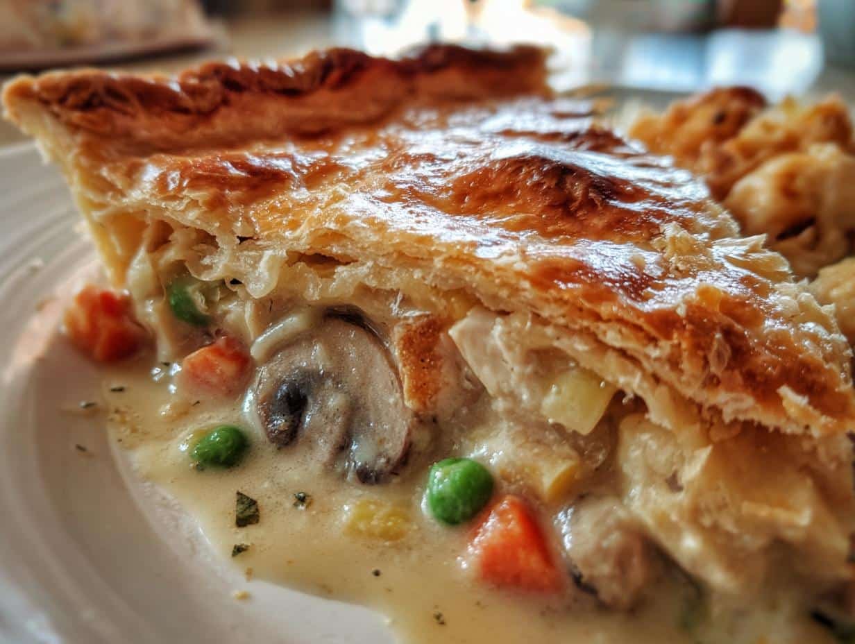 Creamy Turkey and Mushroom Pot Pie Will Melt Your Heart