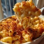 Ultimate Three-Cheese Mac and Cheese with Breadcrumb Topping