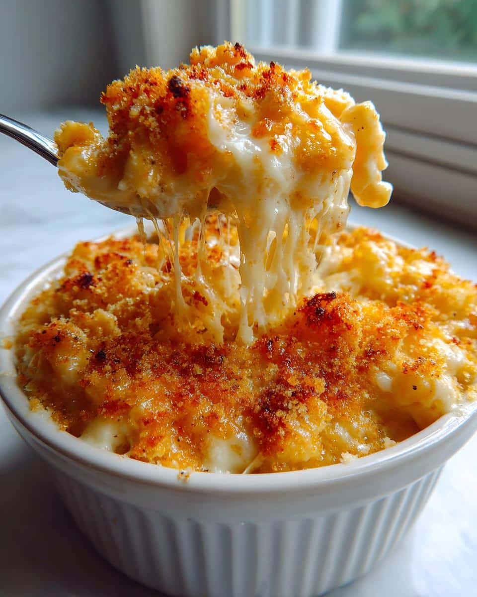Ultimate Three-Cheese Mac and Cheese with Breadcrumb Topping - detail 1