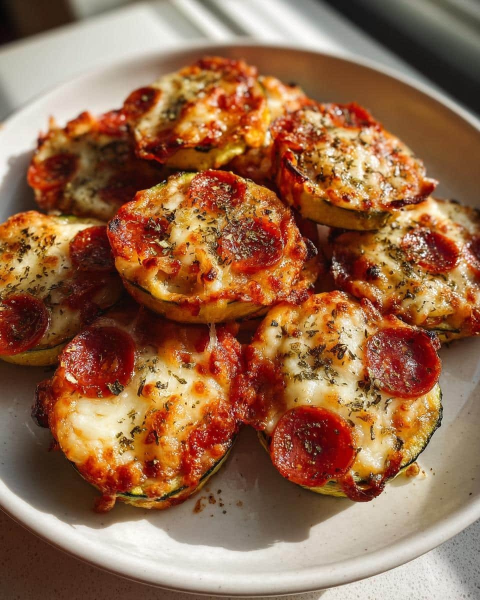 Zucchini Pizza Bites - detail 1
