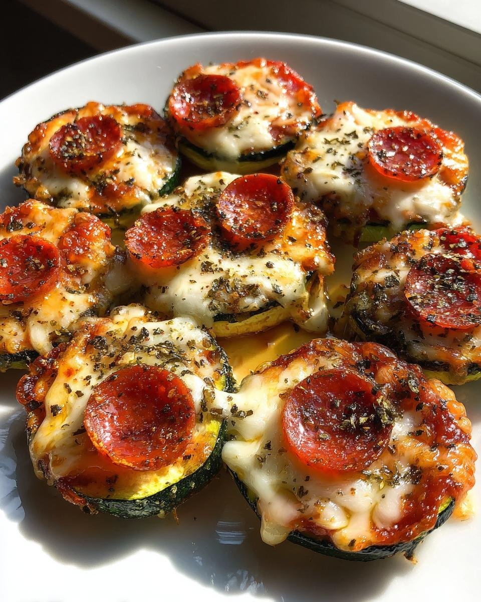 Zucchini Pizza Bites - detail 2