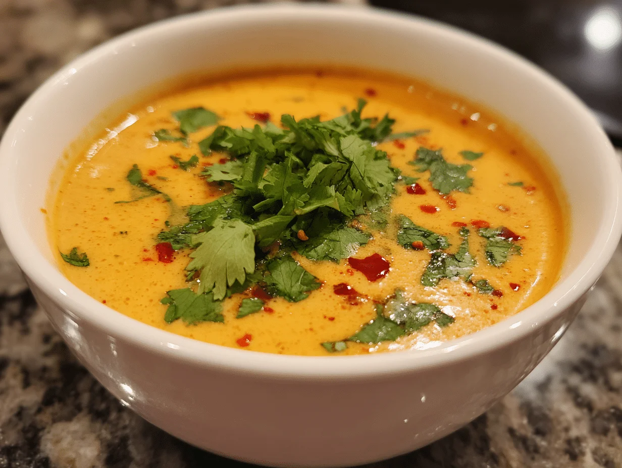35-Minute Delicious Thai Sweet Potato Soup Recipe That Wows