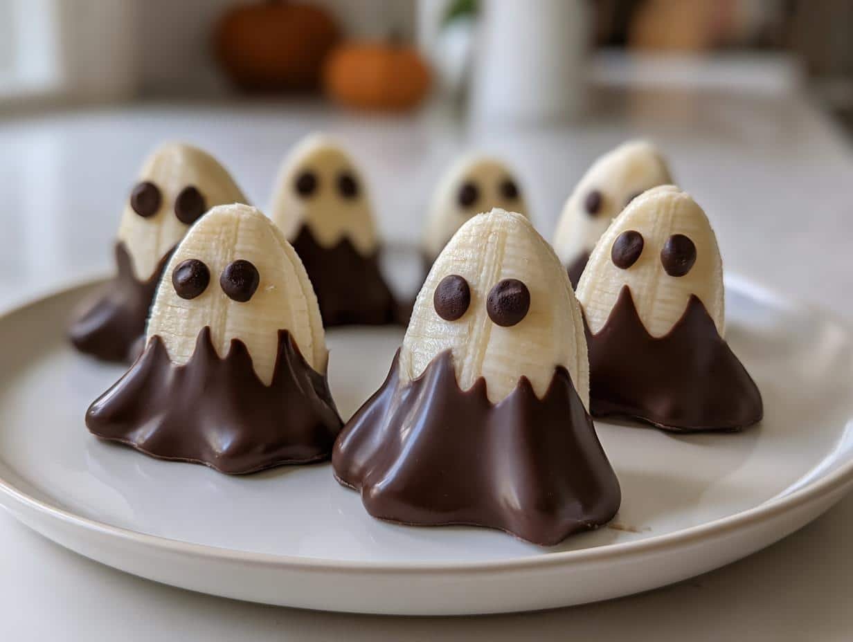 4-Ingredient Banana Ghosts: Frightfully Fun Halloween Treat!