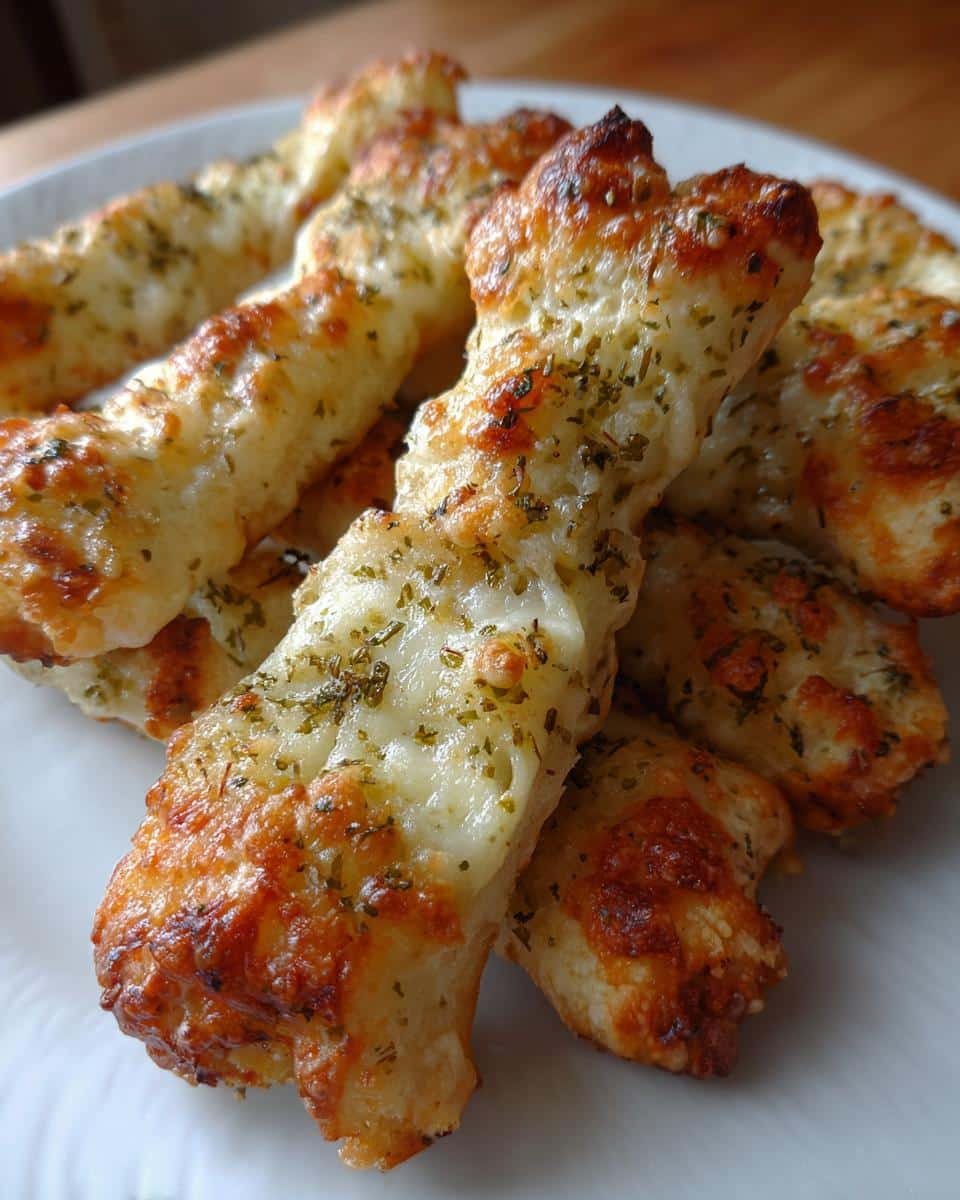 Cheesy Breadstick "Bones" - detail 2