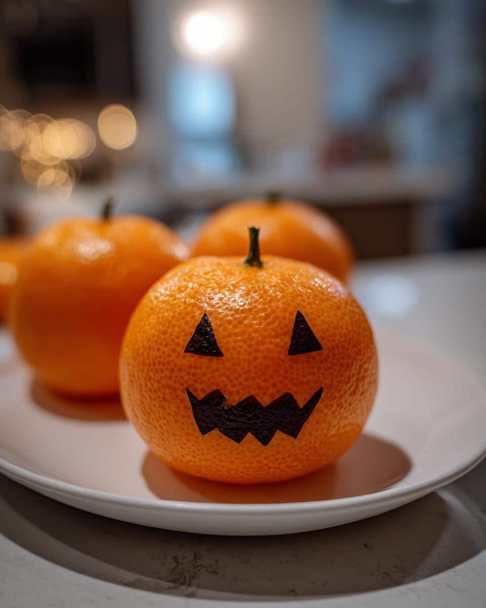 Clementine Jack-o'-Lanterns - detail 2