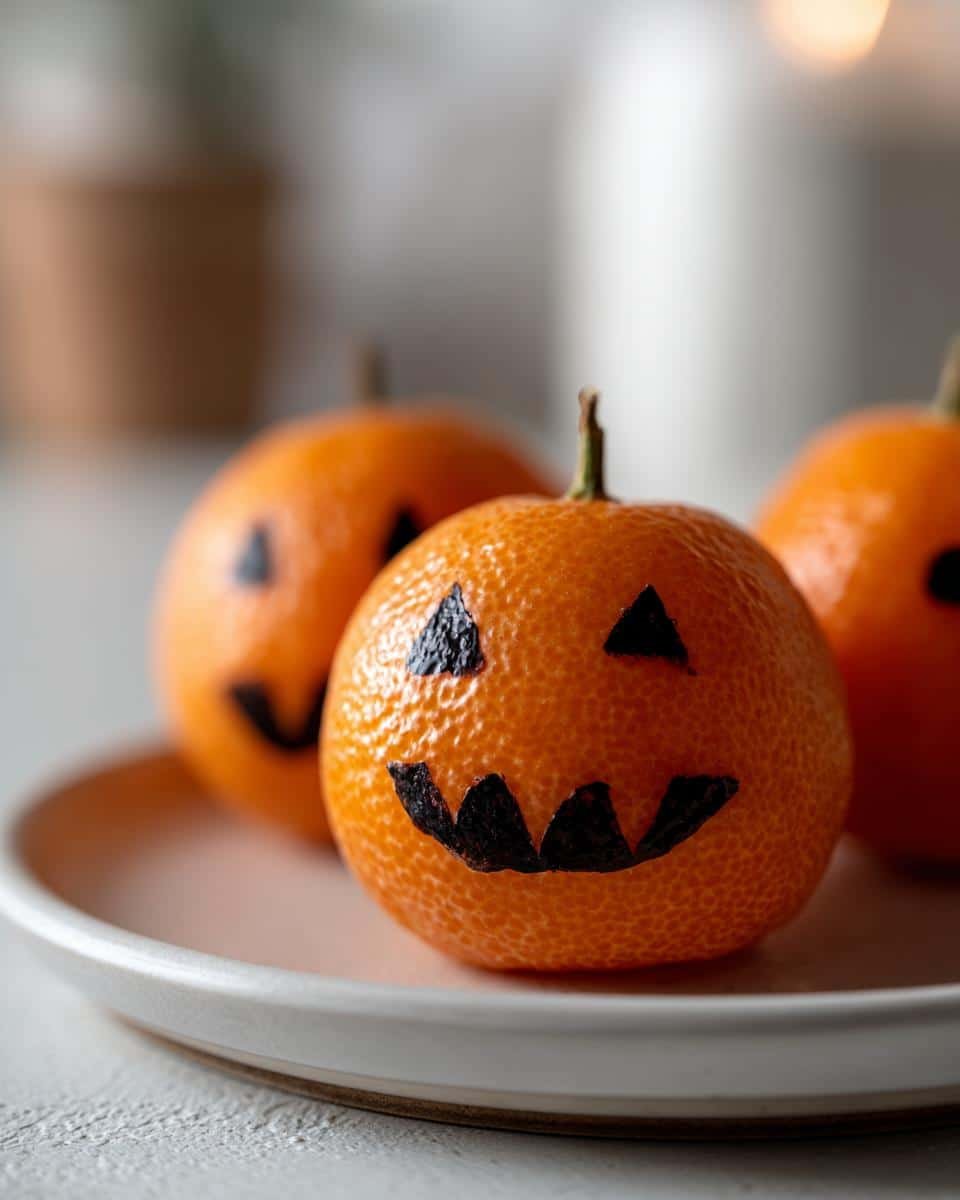 Clementine Jack-o'-Lanterns - detail 1