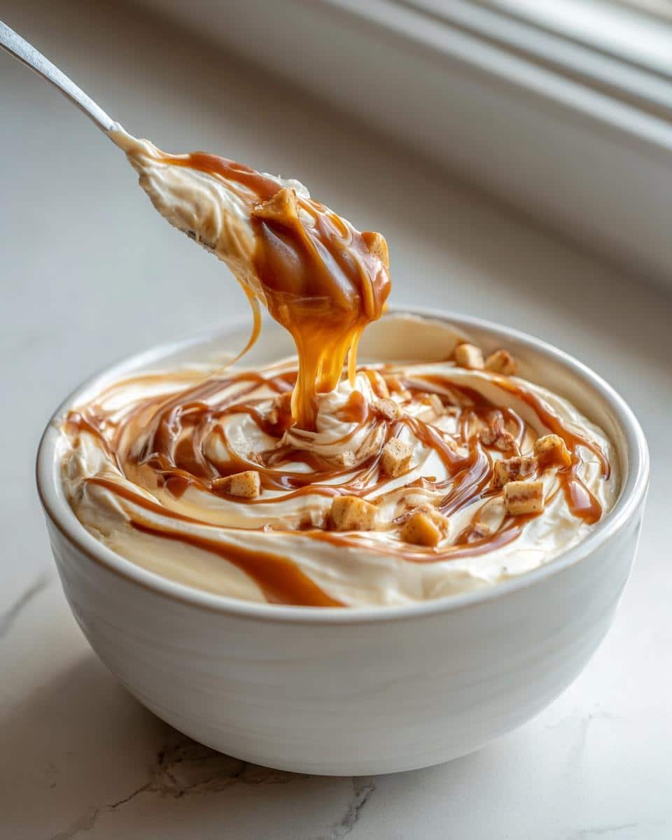 Easy caramel apple cheesecake dip recipe - detail 1