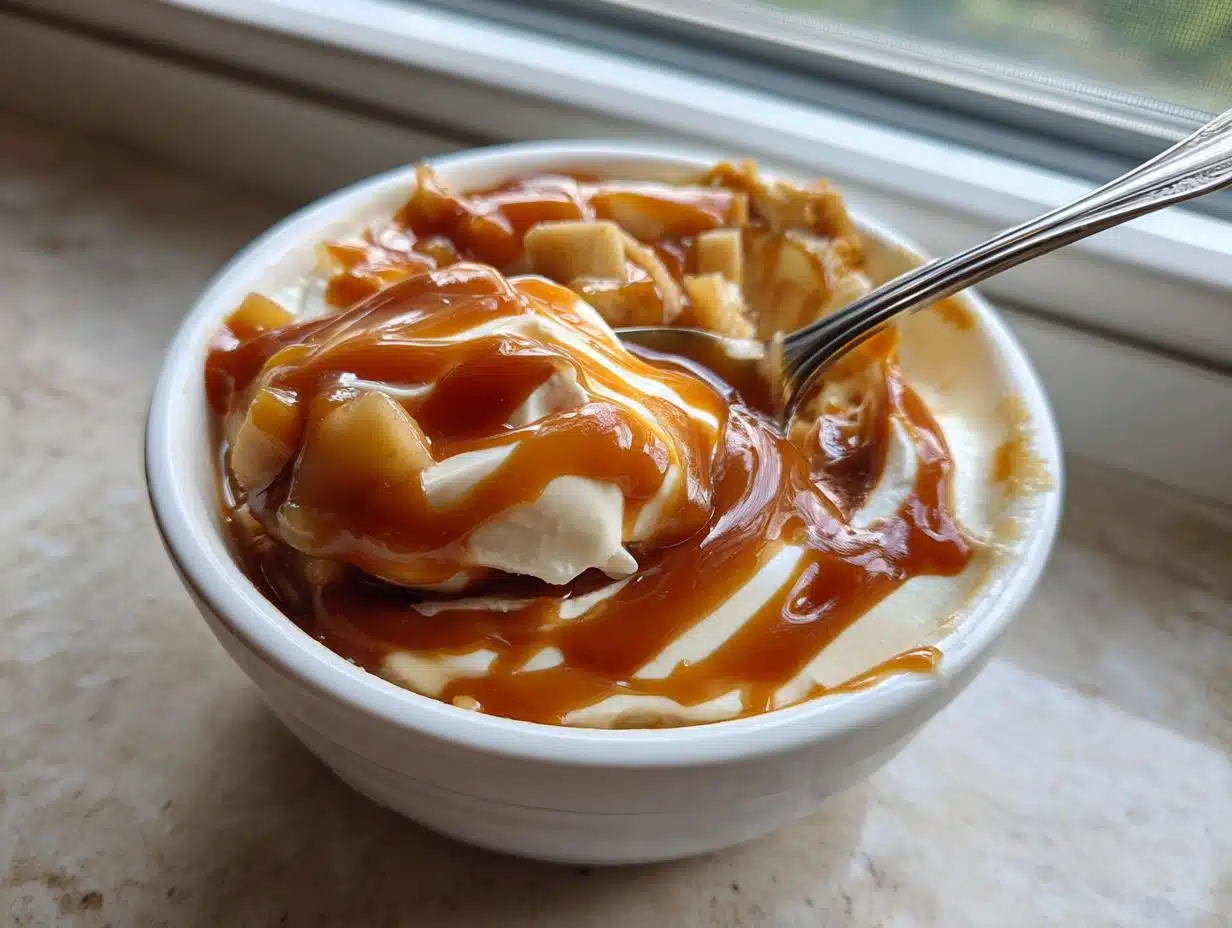 10-Minute Easy Caramel Apple Cheesecake Dip – Irresistible Bliss