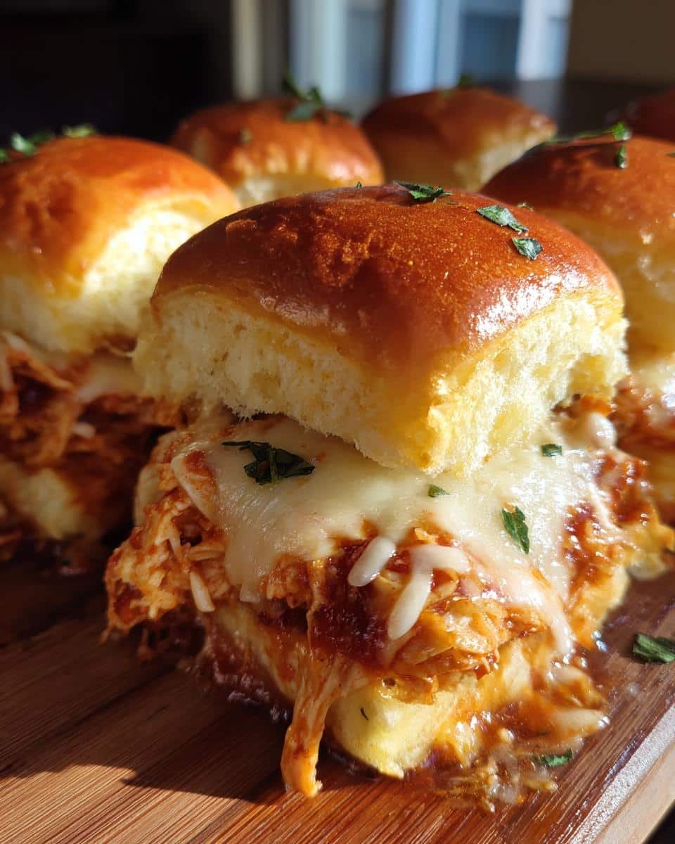 Halloween Chicken Parm Sliders - detail 2