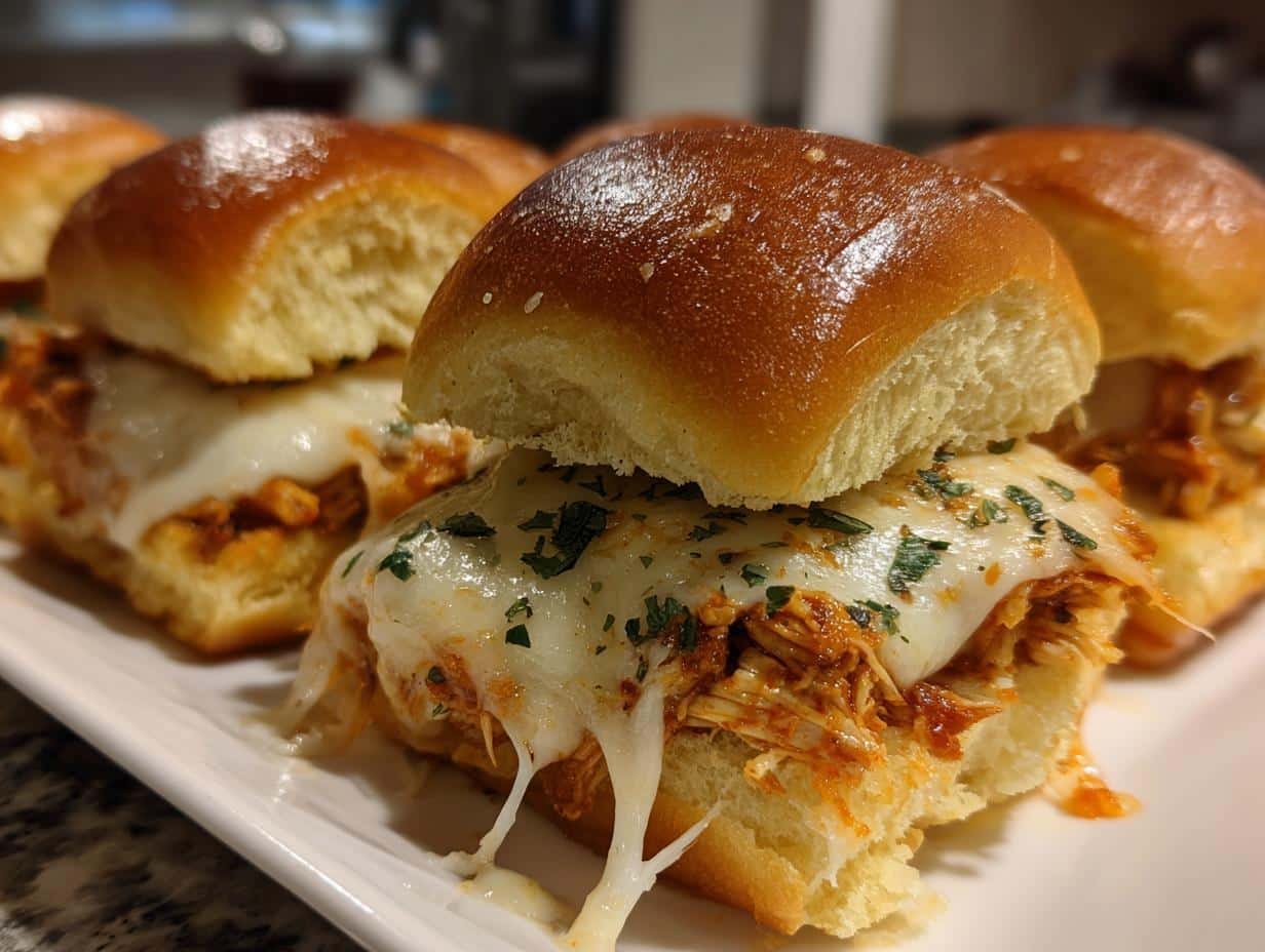 30-Minute Halloween Chicken Parm Sliders That Disappear Fast