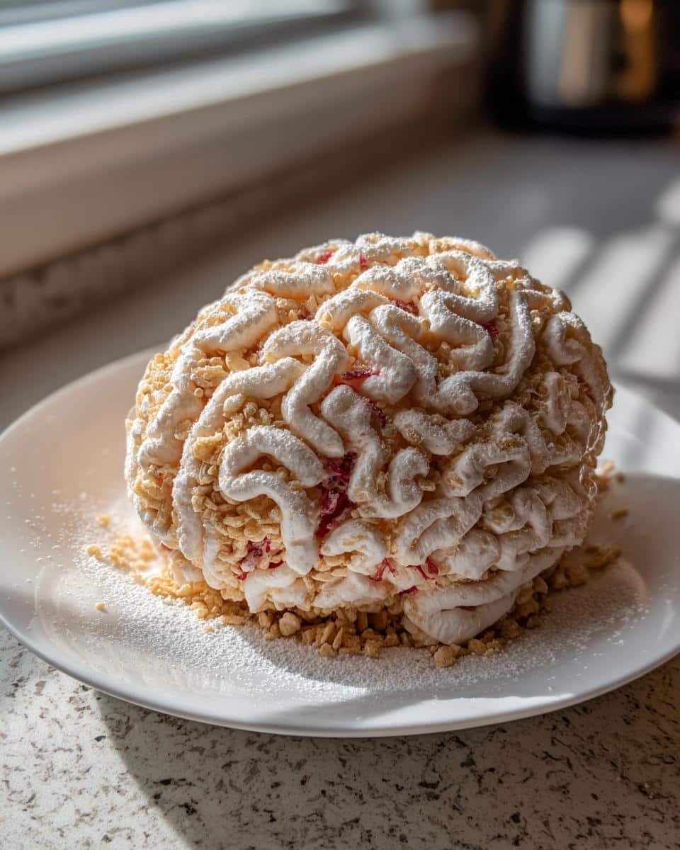Marshmallow Rice Krispies (Bubbles) Halloween Brains - detail 2
