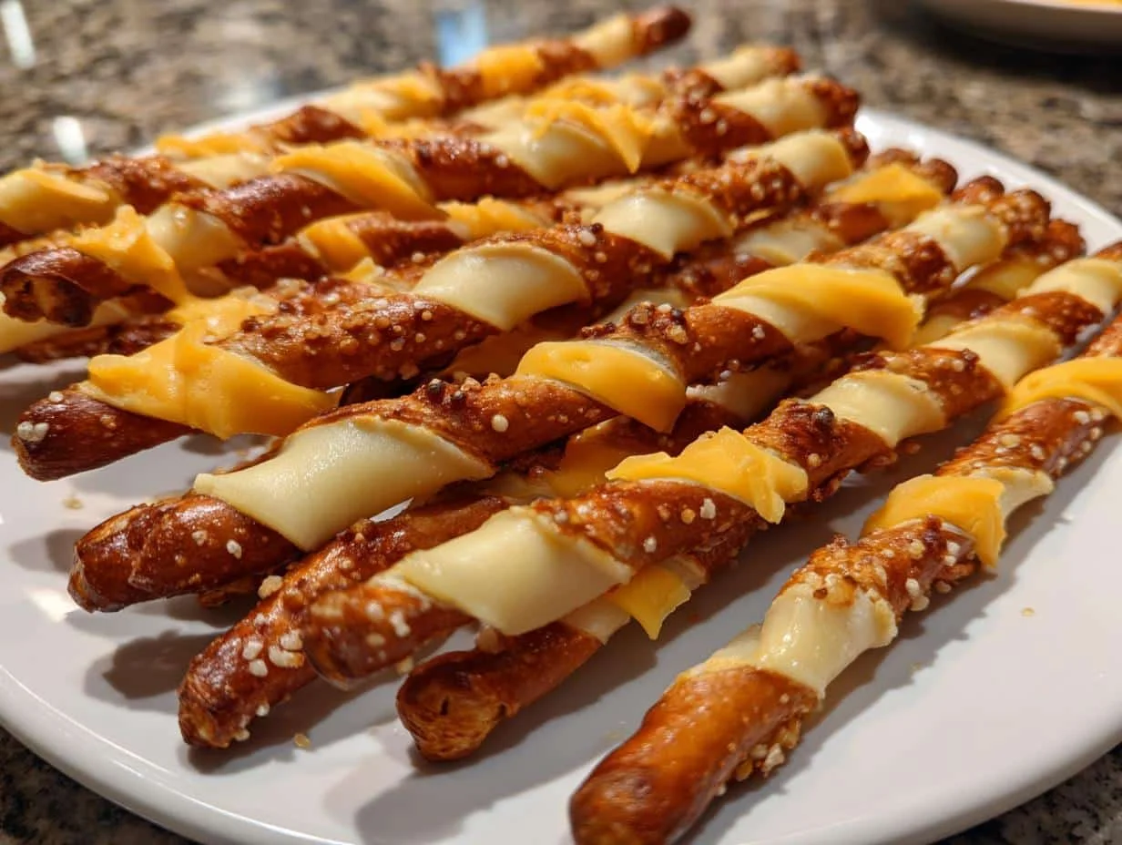 Spooky Pretzel & Cheese Broomsticks Kids Devour in 10 Minutes