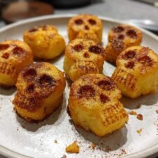 Spooky 4-Ingredient Skull Potato Bites Taste Eerily Good