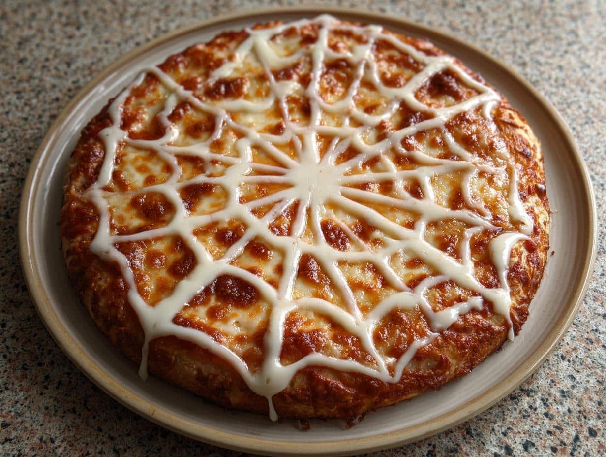 Spider Web Pizza: 15-Minute Spooky Sensation Kids Love