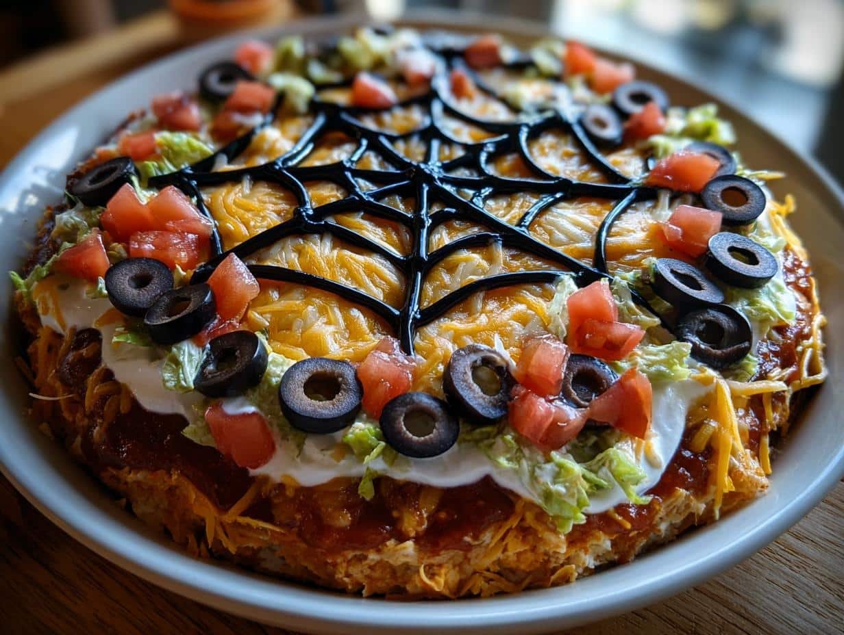 Creepy 5-Minute Spider Web Taco Dip Will Wow Everyone
