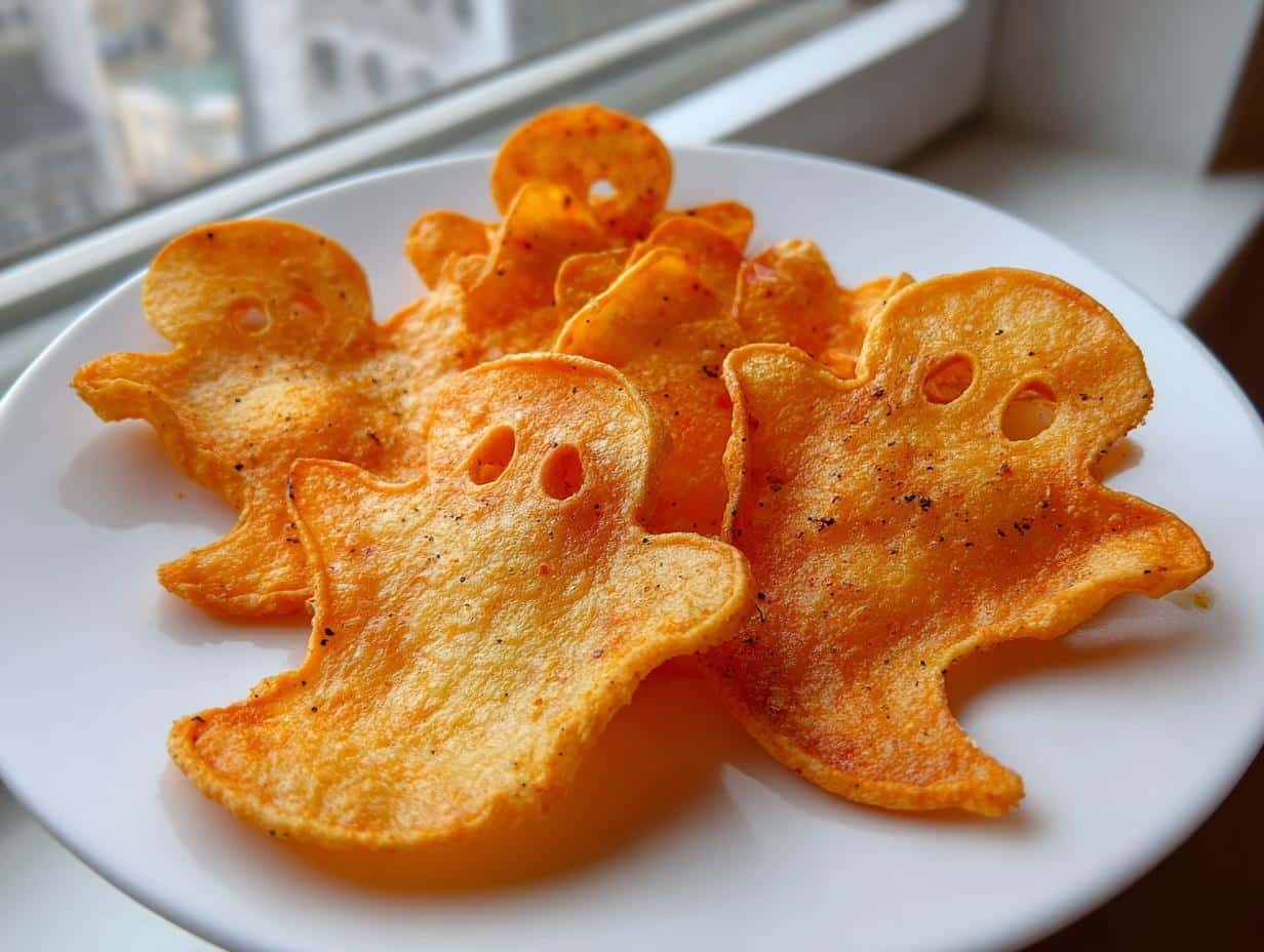 20-Minute Spooky Baked Halloween Ghost Chips So Crispy You’ll Freak