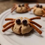 Spooky Peanut Butter Spider Cookies