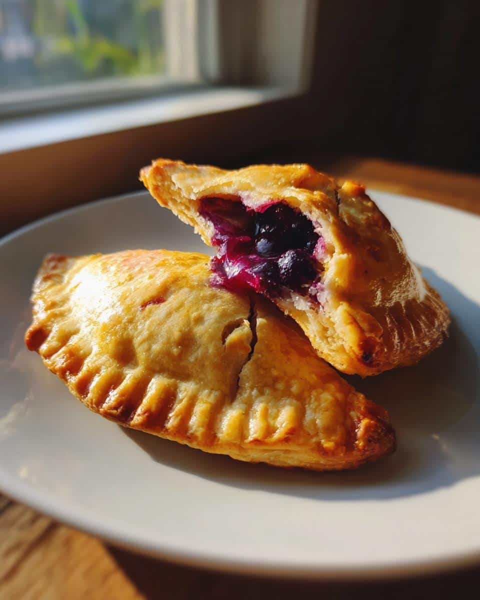 Vegan Blueberry Ghost Hand Pies - detail 2
