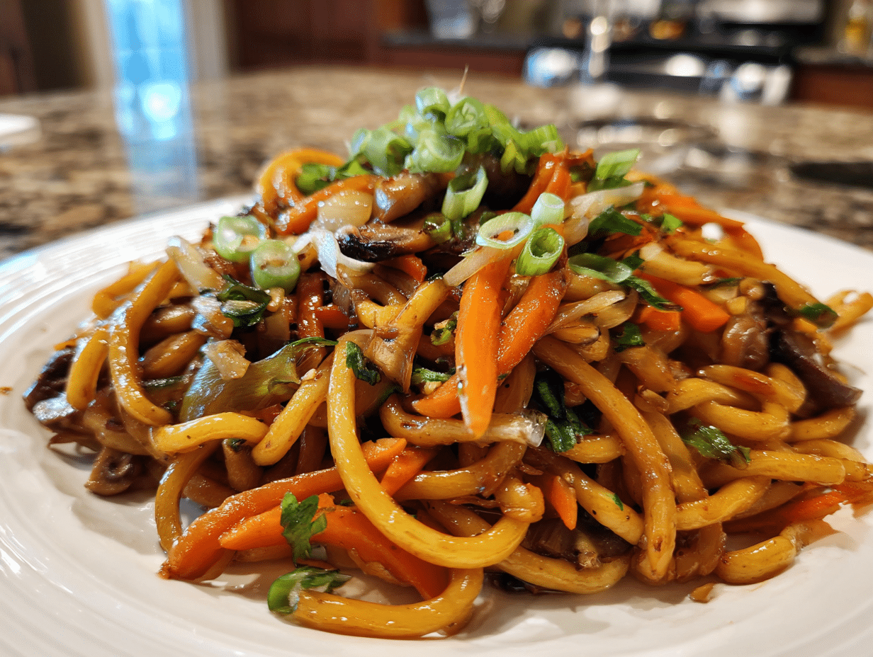 The Best Yaki Udon in 20 Minutes: Tastebud Bliss