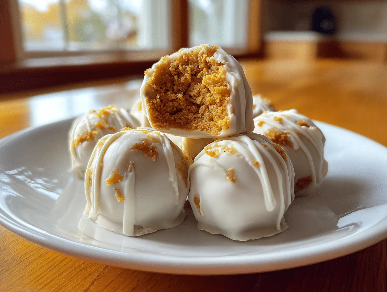 No Bake Pumpkin Cheesecake Balls: 30-Minute Fall Bliss
