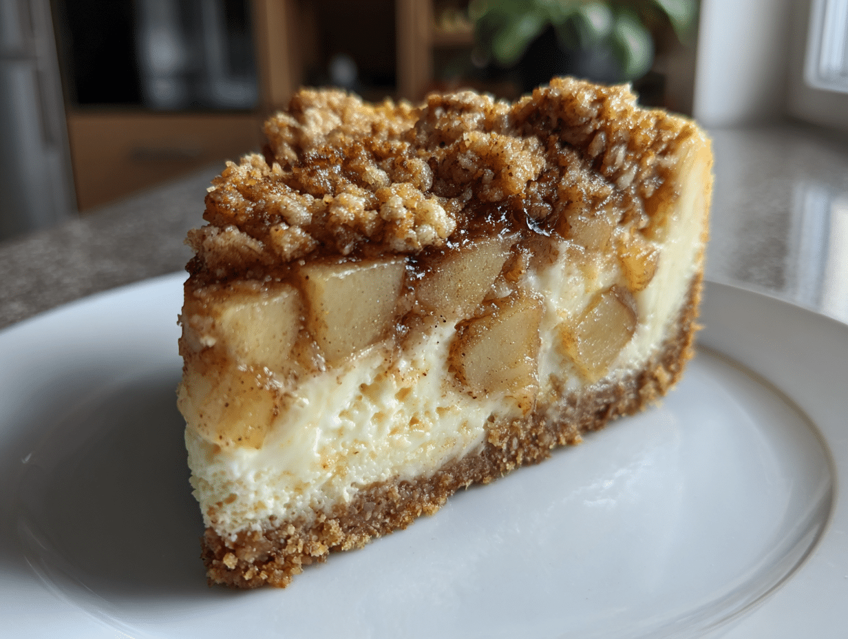 Irresistible Apple Crumble Cheesecake in 5 Simple Steps